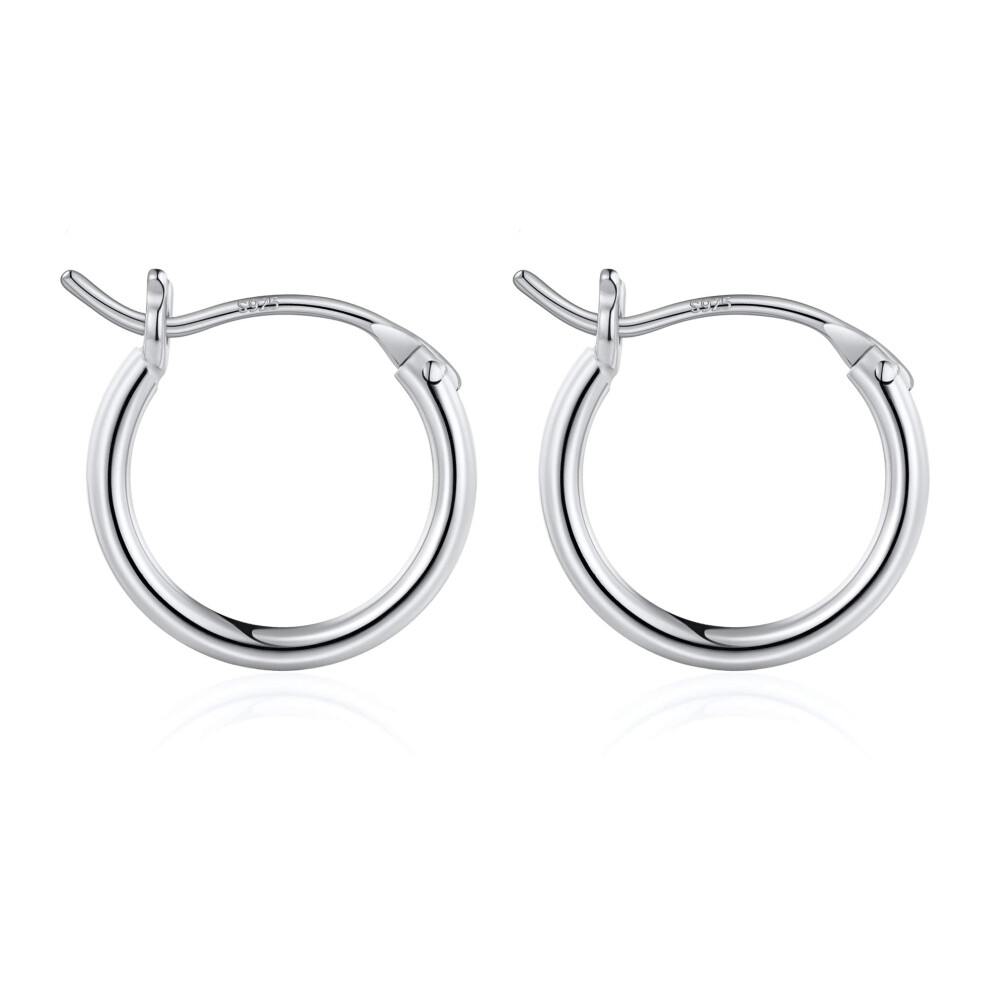 M Mooham En Boucles D'oreilles En Argent En Argent Pour Femmes - 925 Sterling Silver Post Hypoallerg Nique Petit D Licat Petit Morceau De Boucles-image