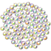 1500 stykker Hot Fix Glas Flatback Rhinestones HotFix Round Crystal Gems (Paradise Shine SS16)