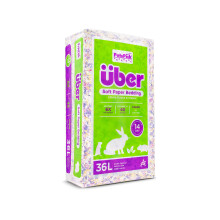 PETSPICK Uber Soft Paper Pet Bed para Pequenos Animais Pastel Confetti 36L