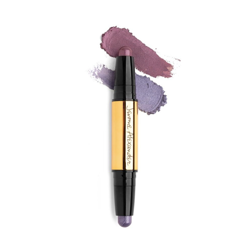 Jerome Alexander - JA Basics Dual-Ended Eyeshadow Stick (Deep Purple/Lt Lavender)-image-OPC-PHFM6YZ-NEW