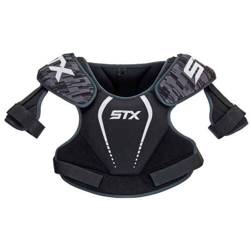STX Lacrosse Stallion 75 Shoulder Pad  Black  XX Small