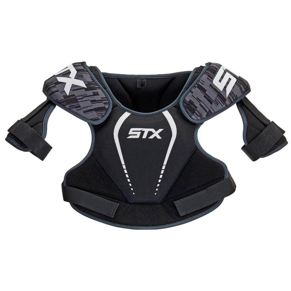 STX Lacrosse Stallion 75 Shoulder Pad Black XX Small