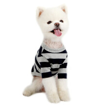 Lucky Petter Hunde-Baumwollhemden f   r kleine und gro   e Hunde, Rugby-Streifen-T-Shirts, weiches, atmungsaktives Hundehemd, Haustierkleidung (X-Sma