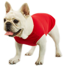 Lucky Petter Haustierkleidung fr Hunde, Katzen und Welpen, einfarbig, rmellos, strapazierfhig und elastisch, Hundehemd, Bekleidungs-Outfits (X