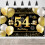 54 ?rs f?dselsdagsbanner - Dekorationer til m?nds fest 1