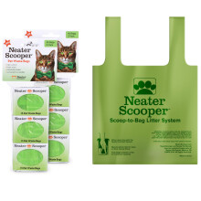 Neater Pets Neater Scooper, Standardgre, Nachfllbeutel fr Standard-Neater Scooper, Streuschaufel mit Beuteln (6 Boxen 90 Stck)