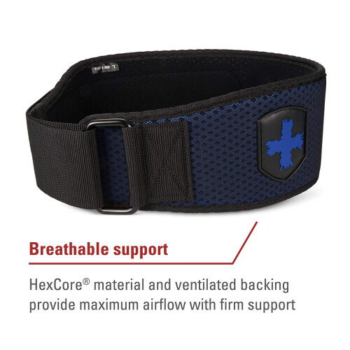 Harbinger Hexcore Wiegeg   rtel Blau 34-38 Zoll 2