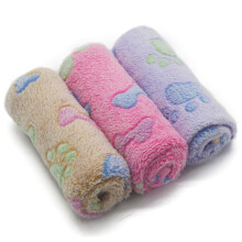 1 pakke 3 hvalpetpper Superbldt varm sovemtte Knogleprint Sdt tppe Fluffy Premium Fleece kledyrstppe Flanellkast hundetpper til sm hunde