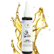 Natrliches jamaikanisches schwarzes Rizinusl-Serum mit Lavendel  Haarwuchs-Elixier fr lockiges, trockenes und geschdigtes Haar  beste strkende