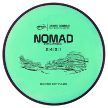 MVP Disc Sports Electron Nomad (Soft) James Conrad Edition Disc Golf Putter (170-175g / As cores podem variar)