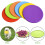 Bvrbaory 6 Pack Dog Flying Discs - Interactive  Soft Floating Saucer for Small  Medium Dogs - Safe on Teeth 4