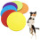Bvrbaory 6 Pack Dog Flying Discs - Interactive  Soft Floating Saucer for Small  Medium Dogs - Safe on Teeth 1