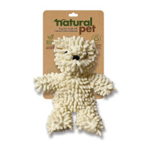 Nubz Bear Dog Lelu Premium Natural Pehmo Squeakerilla