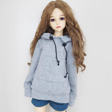 30 cm / 45 cm / 60 cm Nukkevaatteet 1/3 1/4 1/6 BJD Nukketarvikkeet BJD SD SD DIY Muoti Huppari Lelut Nuket Vaatteet (1/4 harmaa)