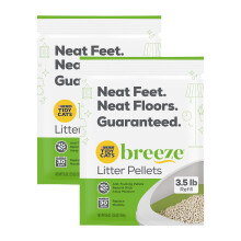 Purina Tidy Cats Breeze Litter Pellets Navulzakje Gemaakt voor meerdere katten Anti-Tracking Pellets 3,5 LB Navulzakje (Pak van 2)
