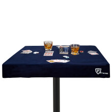 Feltectors Filz-Karten-Tischspiel-Abdeckung fr 86,4 cm groe quadratische Tische, Tischdecke fr Poker, Mahjong, Bridge und Brettspiele Blau
