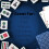 Capa de jogo de mesa de feltro Feltectors para mesas quadradas de 34 polegadas Toalha de mesa para Poker Mahjong Bridge e jogos de tabuleiro - Az 3