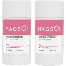 MAGSOL Natrliches Deodorant fr Mnner, aluminiumfreies Deodorant fr Frauen (2er-Pack) (Rose)