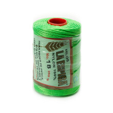 Espiga Nr. 18  100 % Nylon-Omega-Schnur zum Stricken und Hkeln  86 Neongrn
