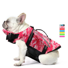 Colete salva-vidas para ces Petglad Asas Colete salva-vidas para animais de estimao Colete de natao refletivo para ces com ala e flutuador