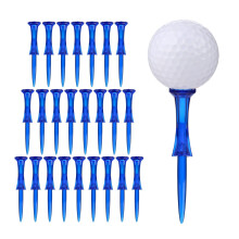 WMAWJBT Golf Tees 3-1/4 50 Count Plastic Golf Tees Reduceret friktion & Side Spin Professionel ubrydelig holdbarhed og stabilitet Bl