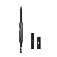 Absolute New York Perfect Eyebrow Pencil Dual-Ended To Shape Fill and Define Eyebrows (MEBP11 Black Soft)