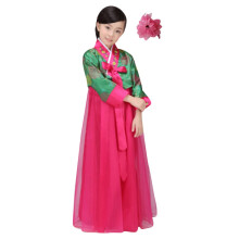 CBTRFASHION korealaiset tytφt, lapset, lapset, hanbok-pukupukuasut (4-5 vuotta (110 cm) vihreδ)