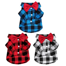 Tongcloud 3er-Pack kariertes Welpen-/Katzenhemd, ses Hundehemd, Katzenhemd, Hunde-Karohemd, Hundehemden fr besonders kleine Hunde, Katzen, Geb