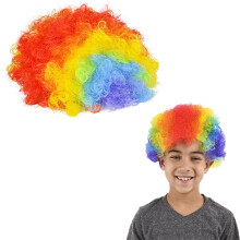 The Dreidel Company Rainbow Clown Wig-p?kl?dningstilbeh?r Foregive at lege festfavorit (Rainbow Clown Wig)