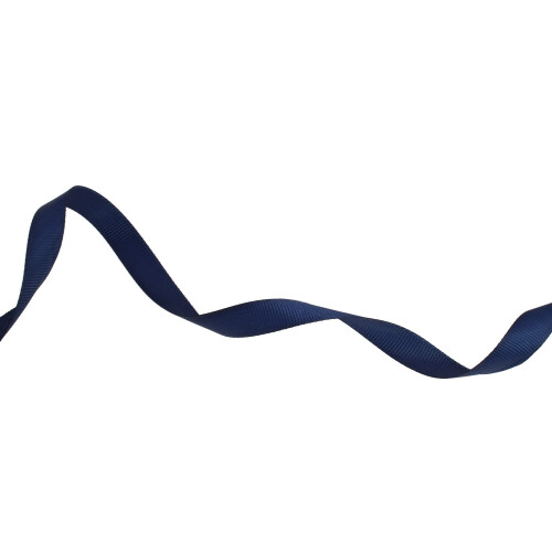 DXEUD Solid Grosgrain Ribbon 25 Yard Each Roll 100% Polyester Woven Edge (5/8""""  Dark Blue) 1