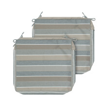 Waterproof Outdoor Cushion Covers 24 x 24 x 4 inch Set of 2 Replacement Cushion Covers for Garden Patio Furniture Couch Chair Fade-Resistant Slip
