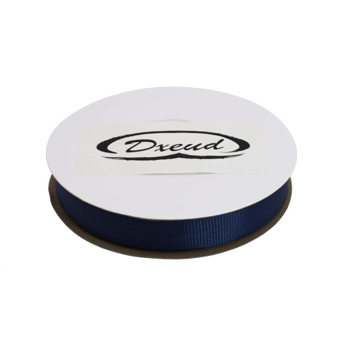 DXEUD Solid Grosgrain Ribbon 25 Yard Each Roll 100% Polyester Woven Edge (5/8""""  Dark Blue) 2