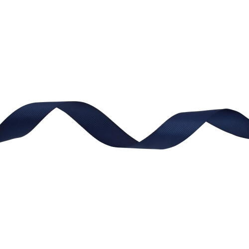 DXEUD Solid Grosgrain Ribbon 25 Yard Each Roll 100% Polyester Woven Edge (1""""  Dark Blue) 1