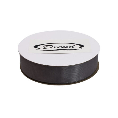 DXEUD Solid Grosgrain Ribbon 25 Yard Each Roll 100% Polyester Woven Edge (3/4""""  Gray) 2