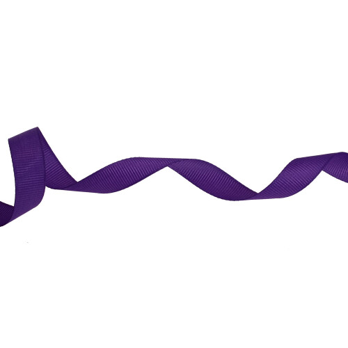 DXEUD Solid Grosgrain Ribbon 25 Yard Each Roll 100% Polyester Woven Edge (3/8""""  Purple) 1