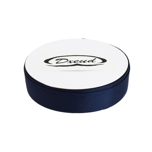 DXEUD Solid Grosgrain Ribbon 25 Yard Each Roll 100% Polyester Woven Edge (1""""  Dark Blue) 2