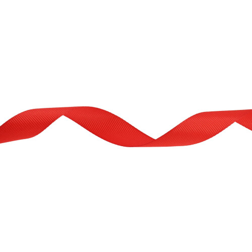 DXEUD Solid Grosgrain Ribbon 25 Yard Each Roll 100% Polyester Woven Edge (3/4""""  Red) 1