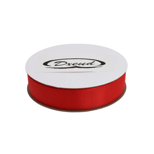 DXEUD Solid Grosgrain Ribbon 25 Yard Each Roll 100% Polyester Woven Edge (3/4""""  Red) 2