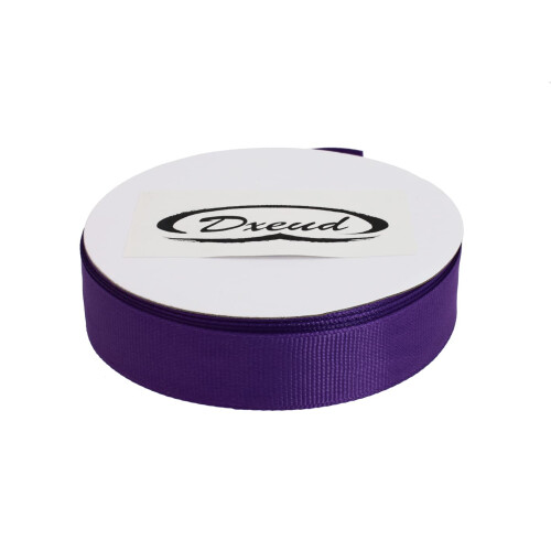DXEUD Solid Grosgrain Ribbon 25 Yard Each Roll 100% Polyester Woven Edge (3/4""""  Purple) 2