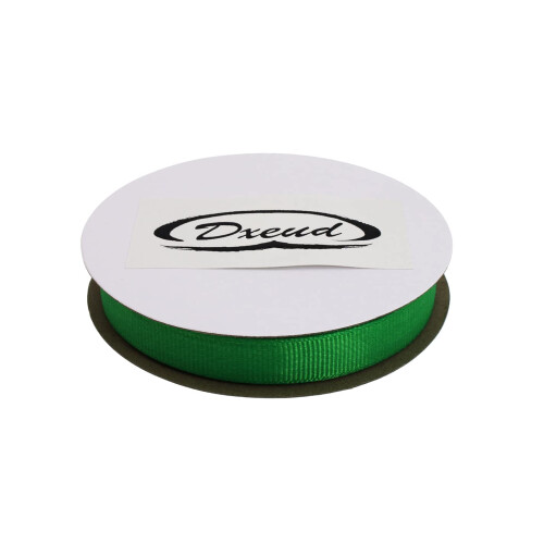 DXEUD Solid Grosgrain Ribbon 25 Yard Each Roll 100% Polyester Woven Edge (3/8""""  Green) 2