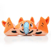 MewaJump Squeaky Dog Toys with Ball 3-in-1 Plush Cute Chew Toy with 3 Layers Puzzle Pet Toy for Teeth Cleaning Puppy Enrichment for Small and Med