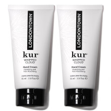 LONDONTOWN kur Whipped Cloud Crema per le mani idratante e ad assorbimento rapido Vegan e Cruelty Free - Confezione da 2 2,5 once fluide