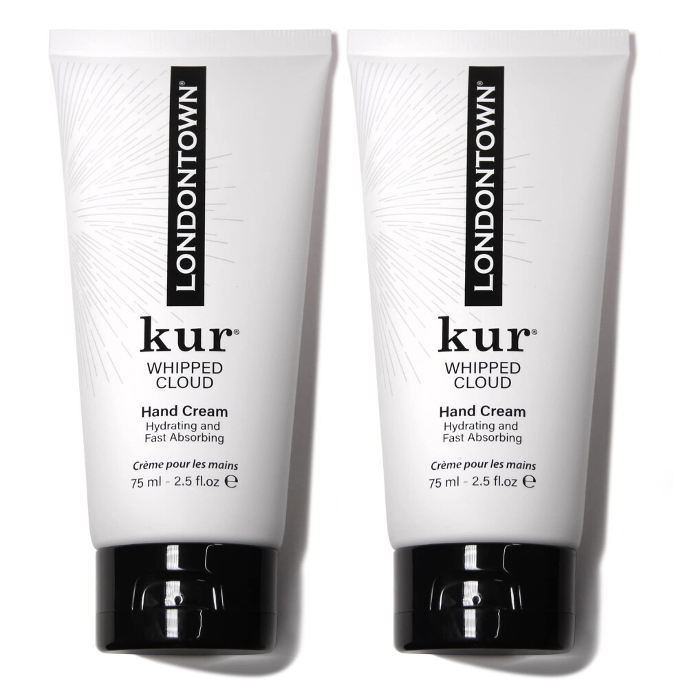 Londontown Kur Whipped Cloud Hydrating Moisturizing & Fast Absorbing Hand Cream Vegan & Cruelty Free - 2.5Fl Oz 2 Pack