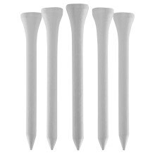 TH Golf 100 STK Premium Tr? Golf Tees | Flere farver og st?rrelser | Castle T-shirts (54 mm hvid)
