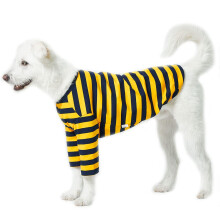 Lucky Petter Hunde-Baumwollhemden f   r kleine und gro   e Hunde, Rugby-Streifen-T-Shirts, weiches, atmungsaktives Hundehemd, Haustierkleidung (5X-La