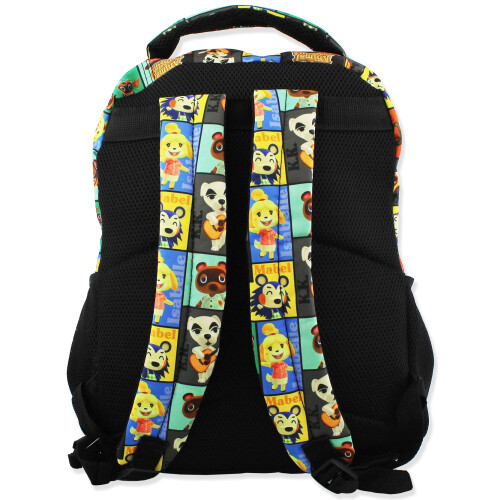 Nintendo Mochila escolar Nintendo Animal Crossing Kids de 16 polegadas (tamanho nico preto) 2