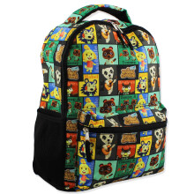 Plecak szkolny Nintendo Animal Crossing dla dzieci 16 cali (jeden rozmiar czarny)