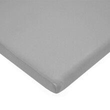 American Baby Company 15"" x 33"" hoeslaken voor wiegje 100% natuurlijk katoen Jersey gebreid grijs zacht ademend voor jongens en meisjes