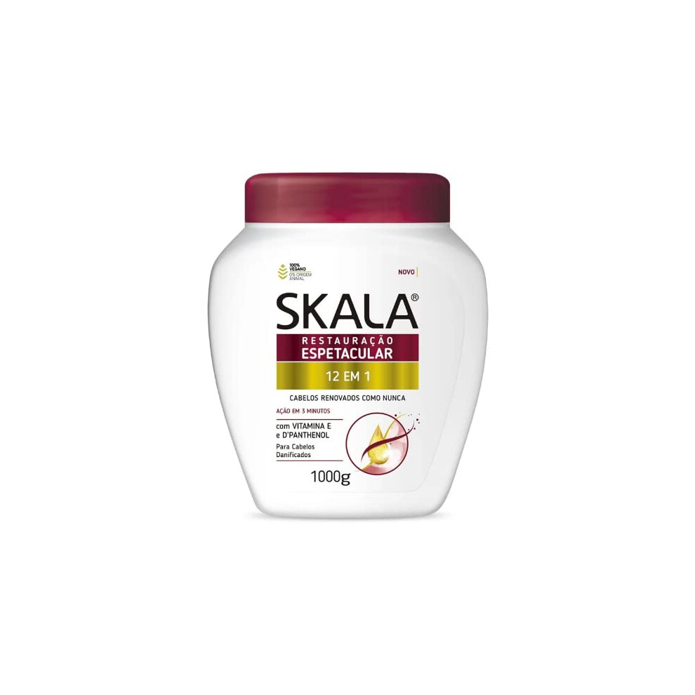 Skala Cream - Restauracao - Creme De Tratamento 12 Em 1 (1000 Gr) - (12 In 1 Treatment Net 33.81 Oz)