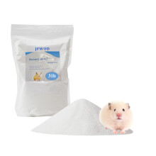JFWOD Hamsterbadsand 3 lb dammfri kensand eller pottsand fr hamsterchinchillor Gerbil syriska mss Sm djur